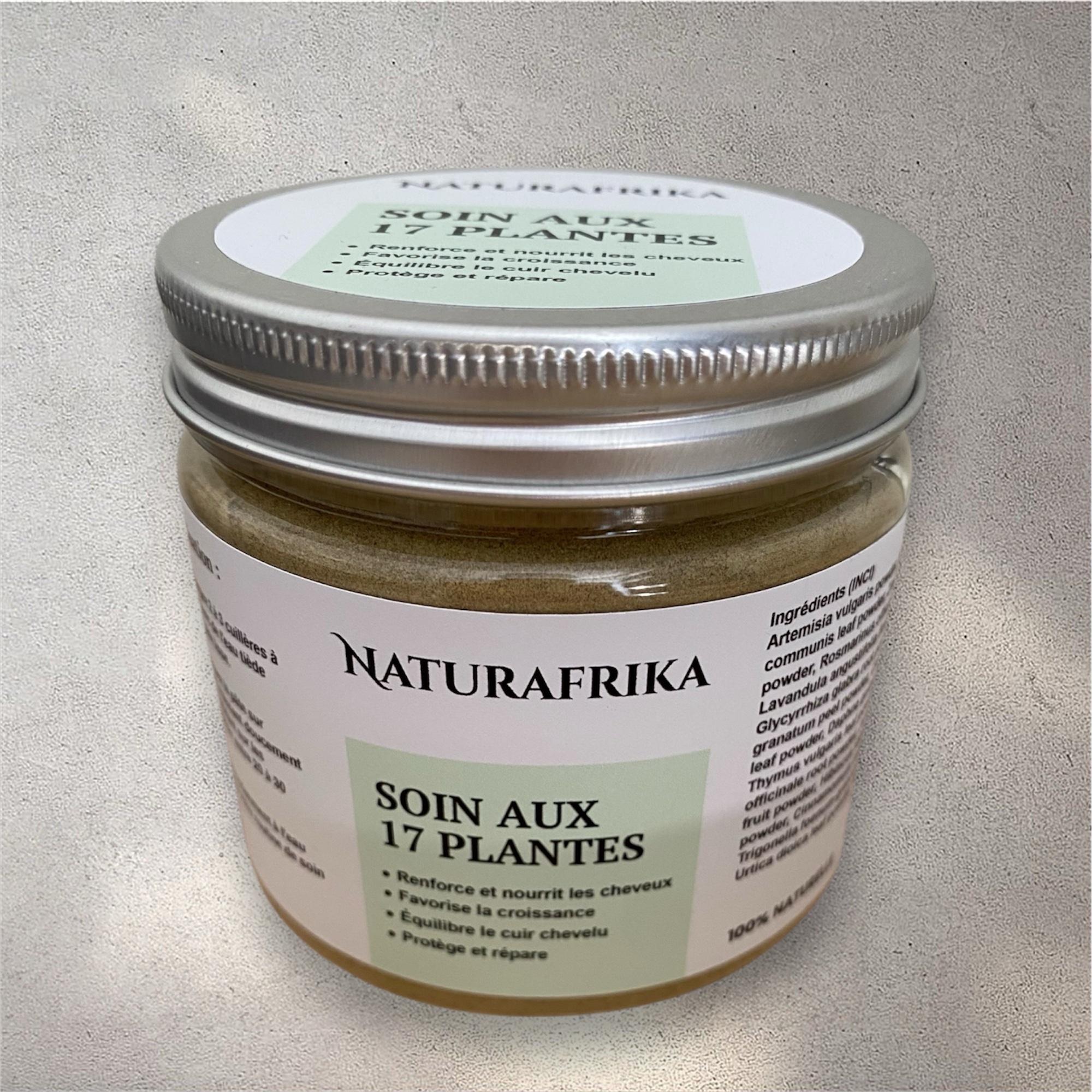 Poudre soin au 17 plantes